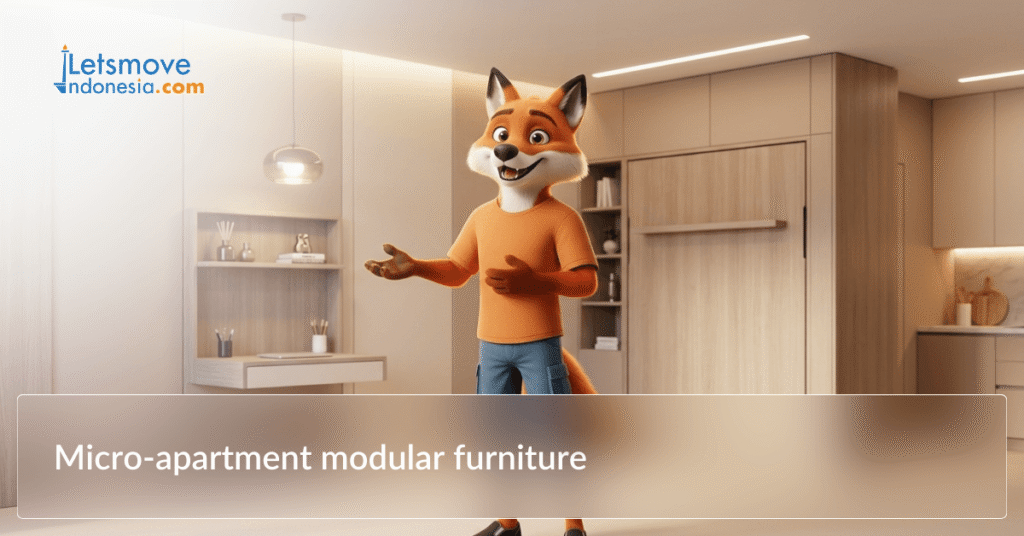 Micro-apartment modular furniture