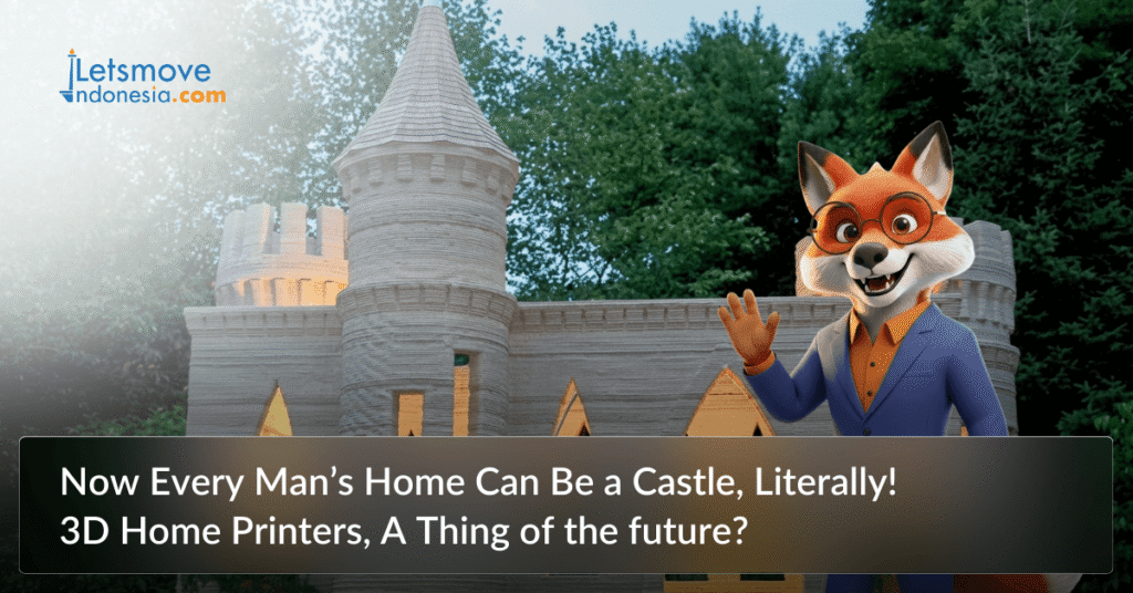 Now every man’s home can be a castle, literally! 3D home printers, a thing of the future?