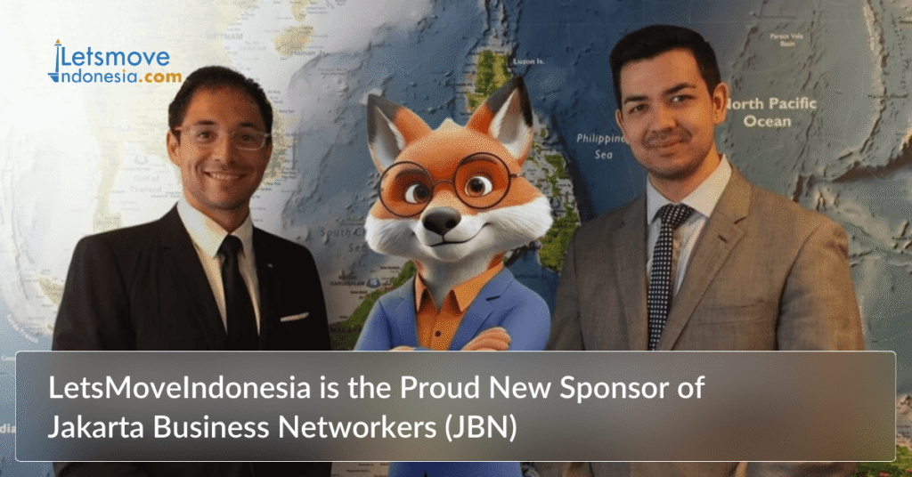 LetsMoveIndonesia is the proud new sponsor of Jakarta Business Networkers (JBN)