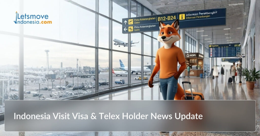 Indonesia Visit Visa & Telex Holder News Update