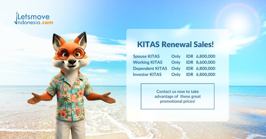 KITAS Renewal Promotions from LetsMoveIndonesia