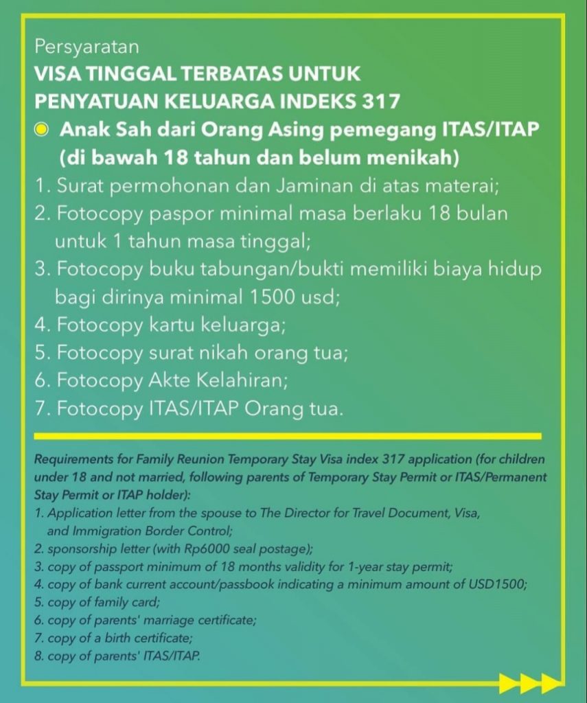 Visa tinggal terbatas LetsMoveIndonesia