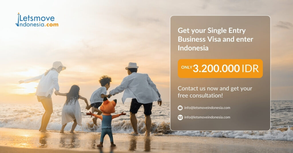 Get your Single Entry Business Visa and enter Indonesia