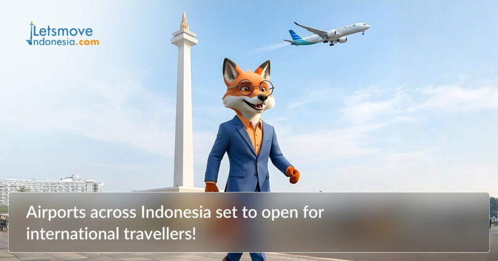Airports across Indonesia set to open for international travellers!