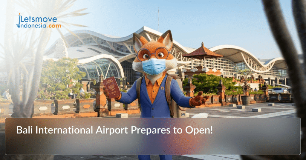 Bali international airport prepares to open!