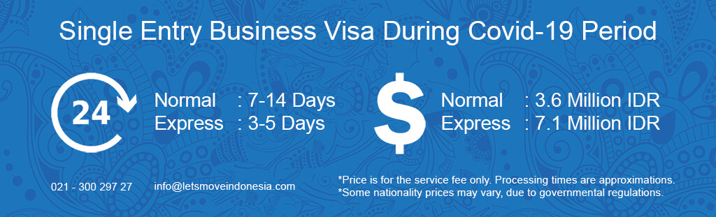 Single Entry Business Visa - LetsMoveIndonesia