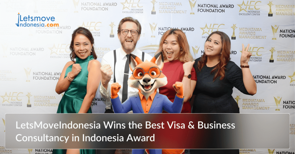 Lets Move Indonesia wins the Best Visa & Business Consultancy in Indonesia Award