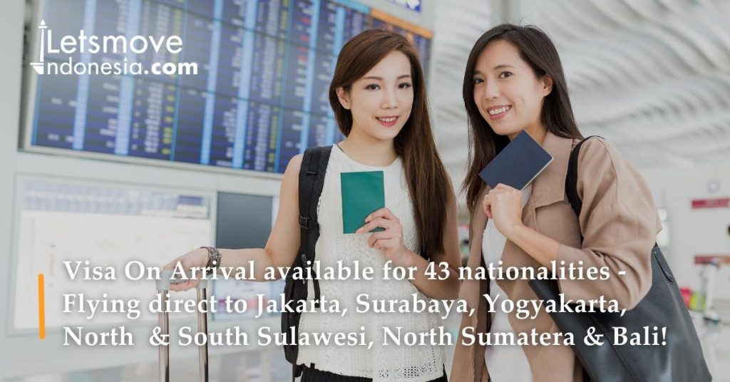 Visa on Arrival Available across Indonesia for selected nationalities | LetsMoveIndonesia
