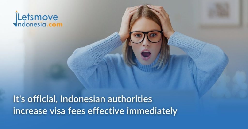 indonesia visit visa fees