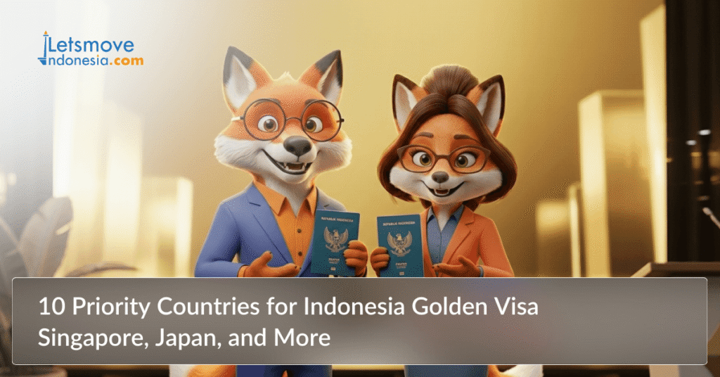 indonesia golden visa countires