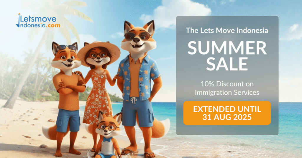 Lets Move Indonesia Extends 10% Discount on Immigration Services Until 31 August 2025!