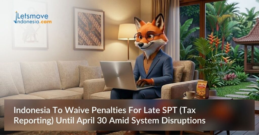 Indonesia To Waive Penalties For Late SPT (Tax Reporting) Until April 30 Amid System Disruptions