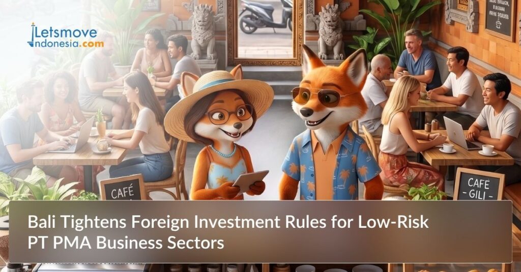 Bali Tightens Foreign Investment Rules for Low-Risk PT PMA Business Sectors