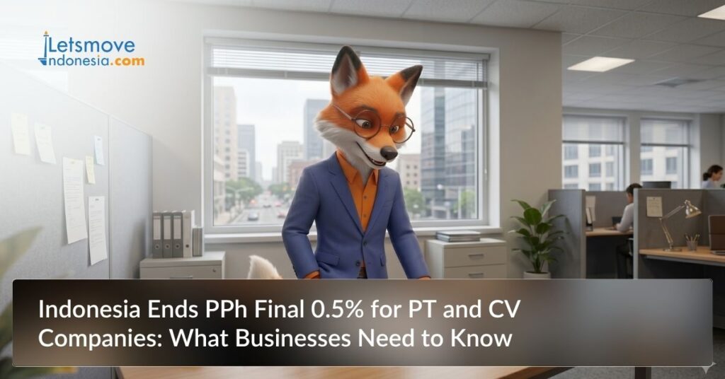 Indonesia Ends PPh Final 0.5% for PT and CV Companies: What Businesses Need to Know