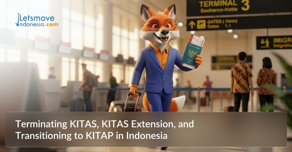 Terminating KITAS, KITAS Extension, and Transitioning to KITAP in Indonesia
