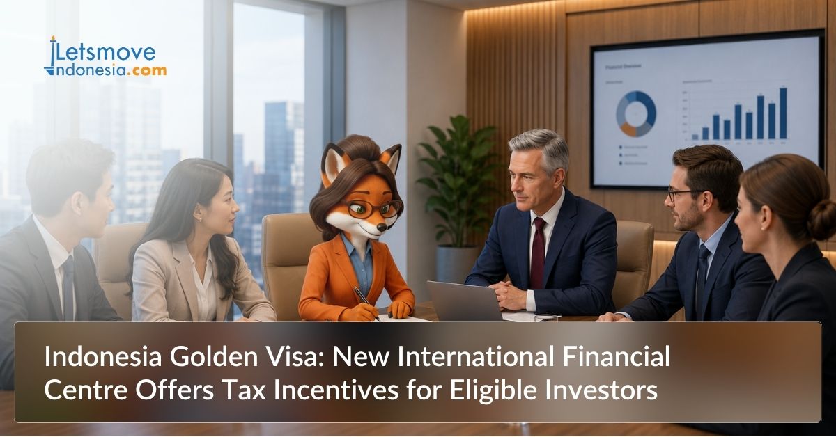 Indonesia Golden Visa: New International Financial Centre Offers Tax Incentives for Eligible Investors