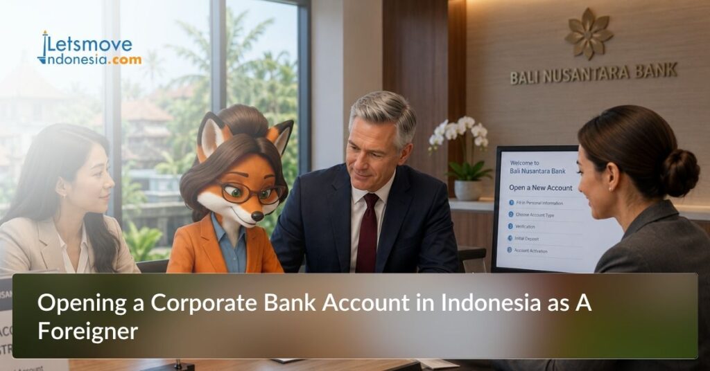 Opening a Corporate Bank Account in Indonesia as A Foreigner